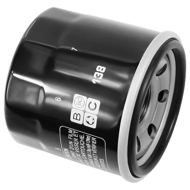 LOCOPOW 138 Oil Filter for Arctic Cat 400 500 450 550 650 700 1000 350 H1 TRV TBX Alterra Prowler Wildcat, Aprilia RSV4 Tuono v4 660, Kymco MXU UXV 450I - Image 5